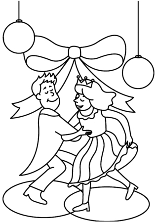 Mariage 01 - Coloriages divers - Coloriages - 10doigts.fr